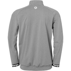 Kempa Wave 26 Poly Trainingsjacke Kinder 213 - dark grau melange/anthra 116