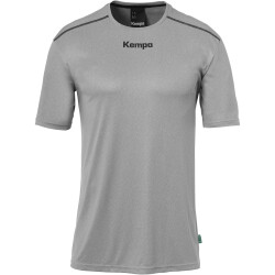 Kempa Polyester Shirt 213 - dark grau melange M