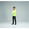 uhlsport Save Goalkeeper Torwartset (Trikot+Hose) Kinder 122 - fluo gelb/schwarz 116
