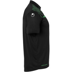 uhlsport Score 26 Poly Poloshirt Herren 222 - schwarz/fluo grün S