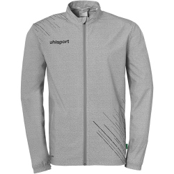 uhlsport Score 26 Evo gewebte Trainingsjacke Kinder 213 - dark grau melange/schwarz 164
