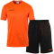 uhlsport Score 26 Set (Trikot+Shorts) Herren 131 - fluo orange/schwarz XXL
