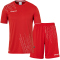 uhlsport Score 26 Set (Trikot+Shorts) Herren 152 - rot/wei&szlig; 3XL