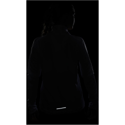 NIKE Dri-FIT Swoosh 1/4-Zip langarm Laufshirt Damen