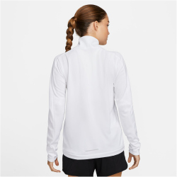 NIKE Dri-FIT Swoosh 1/4-Zip langarm Laufshirt Damen