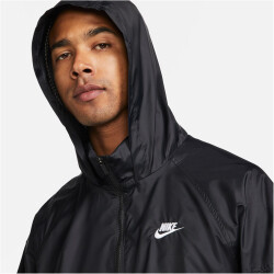 NIKE Sportswear Windrunner Woven Windjacke Herren 010 - black/white L