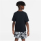 NIKE Multi+ Dri-FIT Graphic kurzarm Trainingsshirt Jungen 010 - black/white S (128-137 cm)