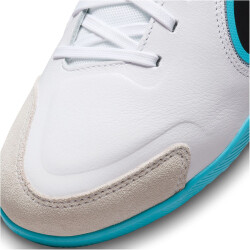 NIKE Jr. Tiempo Legend 9 Academy IC Hallen-Fußballschuhe Kinder 146 - white/black-baltic blue-pink blast 38