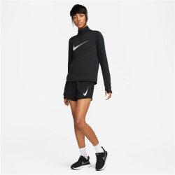 NIKE Swoosh Brief-Lined Laufshorts Damen 010 - black S