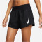 NIKE Swoosh Brief-Lined Laufshorts Damen 010 - black S