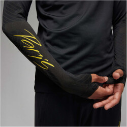 NIKE Paris Saint-Germain Strike Jordan Dri-FIT langarm Fußball Trainingsshirt Herren 011 - black/black/black/tour yellow XL