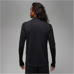 NIKE Paris Saint-Germain Strike Jordan Dri-FIT langarm Fußball Trainingsshirt Herren 011 - black/black/black/tour yellow XL