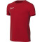 NIKE Academy 23 Dri-FIT kurzarm Fußball Trainingsshirt Kinder 657 - university red/gym red/white XS (122-128 cm)