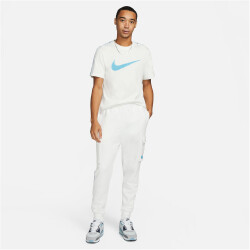 NIKE Sportswear Repeat T-Shirt Herren 121 - summit white/baltic blue S