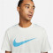 NIKE Sportswear Repeat T-Shirt Herren 121 - summit white/baltic blue S