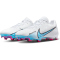 NIKE Zoom Mercurial Vapor 15 Academy MG Multi-Ground Fu&szlig;ballschuhe 146 - white/baltic blue-hot punch-coconut milk 47.5