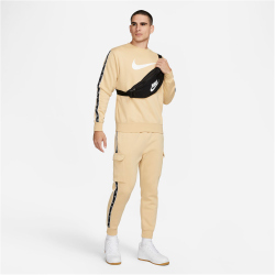 NIKE Sportswear Repeat Fleece Sweatshirt Herren 252 - sesame/white L