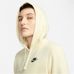 NIKE Sportswear Club Fleece-Hoodie Damen 113 - coconut...