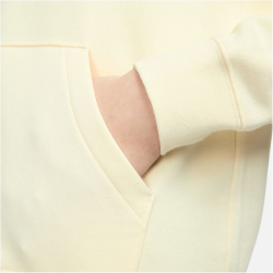 NIKE Sportswear Club Fleece-Hoodie Damen 113 - coconut milk/black XXS