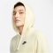 NIKE Sportswear Club Fleece-Hoodie Damen 113 - coconut milk/black XXS