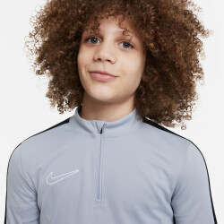 NIKE Academy 23 Dri-FIT langarm Fußball Trainingsshirt Kinder 012 - wolf grey/black/white S (128-137 cm)