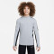 NIKE Academy 23 Dri-FIT langarm Fußball Trainingsshirt Kinder 012 - wolf grey/black/white S (128-137 cm)