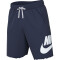 NIKE Club Alumni French Terry Shorts Herren 410 - midnight navy/white/white XXL