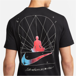 NIKE Dri-FIT Yoga T-Shirt Herren 010 - black XL