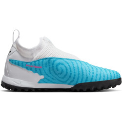 NIKE Jr. Phantom GX Academy Dynamic Fit TF Multinocken-Fußballschuhe Kinder 446 - baltic blue/pink blast-white-laser blue 36.5