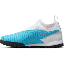 NIKE Jr. Phantom GX Academy Dynamic Fit TF Multinocken-Fußballschuhe Kinder 446 - baltic blue/pink blast-white-laser blue 32