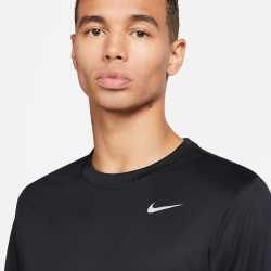 NIKE Dri-FIT Legend langarm Fitnessshirt Herren 010 - black/matte silver L