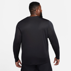 NIKE Dri-FIT Legend langarm Fitnessshirt Herren 010 - black/matte silver L