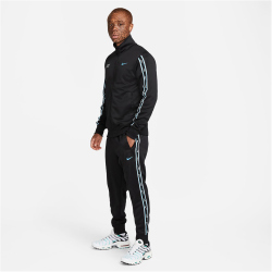 NIKE Sportswear Repeat Jogginghose Herren 011 - black/black/baltic blue M