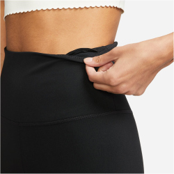 NIKE One High-Rise Cropped Leggings Damen 010 - black/white XXL