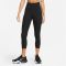 NIKE One High-Rise Cropped Leggings Damen 010 - black/white XXL