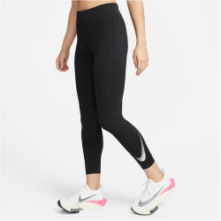 NIKE Fast Mid-Rise 7/8 Laufleggings mit Taschen Damen 010...