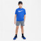 NIKE Dri-FIT Multi+ Graphic kurzarm Trainingsshirt Jungen 480 - game royal/white S (128-137 cm)
