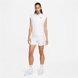 NIKE Dri-FIT Club High-Rise 4" Shorts Damen 100 - white/white XL