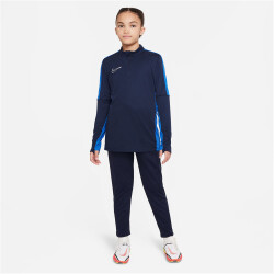 NIKE Academy 23 Dri-FIT langarm Fußball Trainingsshirt Kinder 451 - obsidian/royal blue/white S (128-137 cm)
