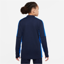 NIKE Academy 23 Dri-FIT langarm Fußball Trainingsshirt Kinder 451 - obsidian/royal blue/white S (128-137 cm)