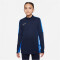 NIKE Academy 23 Dri-FIT langarm Fußball Trainingsshirt Kinder 451 - obsidian/royal blue/white S (128-137 cm)