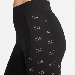 NIKE Air High-Waist lange Leggings Damen 010 - black/white S