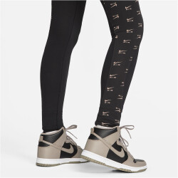 NIKE Air High-Waist lange Leggings Damen 010 - black/white S