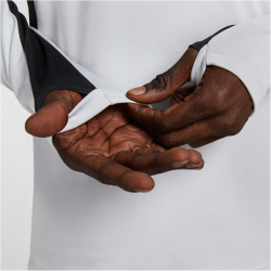 NIKE Academy 23 Dri-FIT langarm Fu&szlig;ball Trainingsshirt Herren 012 - wolf grey/black/white XL