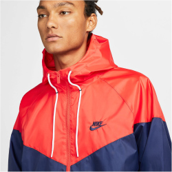 NIKE Sportswear Windrunner Kapuzenjacke Herren 410 - midnight navy/lt crimson/midnight navy XL