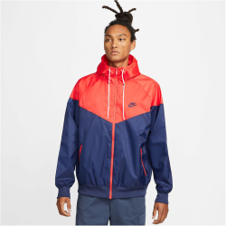 NIKE Sportswear Windrunner Kapuzenjacke Herren 410 - midnight navy/lt crimson/midnight navy M