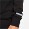 NIKE Air Fleece Rundhals Sweatshirt Damen 010 - black/white S
