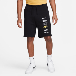 NIKE Club Fleece French Terry Shorts Herren 010 - black L