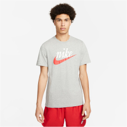 NIKE Sportswear T-Shirt Herren 063 - dk grey heather S