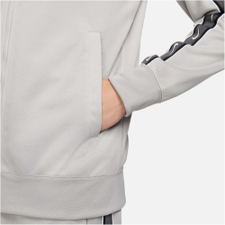 NIKE Sportswear Repeat Trainingsjacke Herren 012 - lt iron ore/lt iron ore/black XL